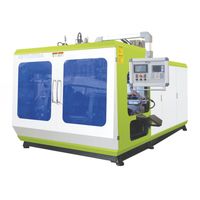 Two-station high speed extrusion blow molding machine