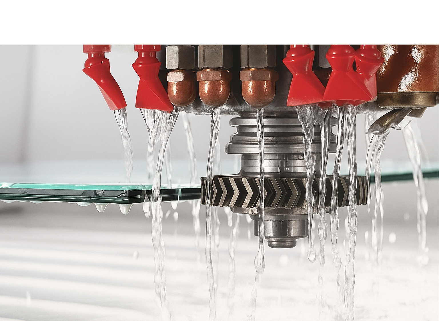 Glass straight-line double edging machines 