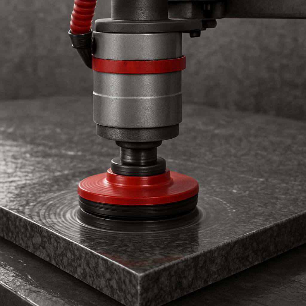 Stone polishing machines