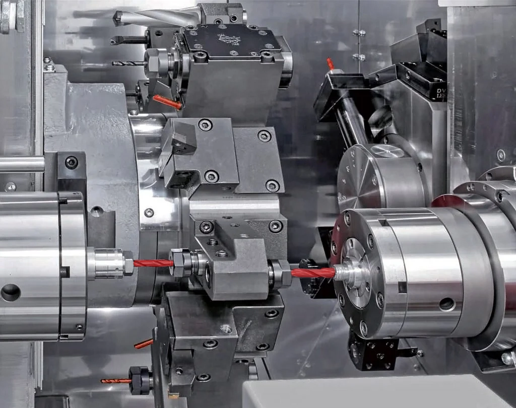 Gang type CNC lathes