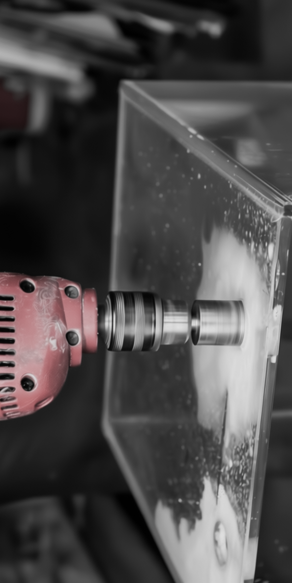 Vertical glass drilling machine tools