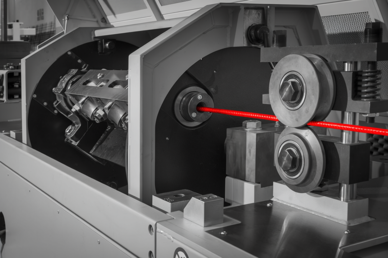 Straightening and cutting machines