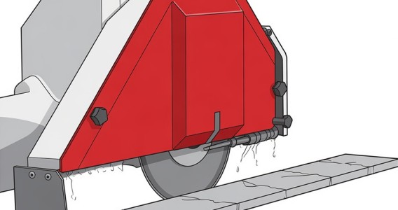 Stone edge cutting machines