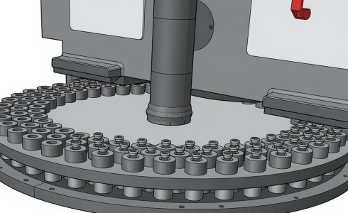 Spring-end grinding machines